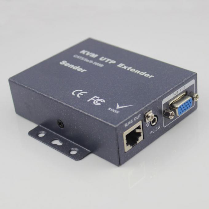 Fonction optique 1080P du supplément 120m IR de la fibre KVM d'USB 1.4V au-dessus du câble Cat5E/Cat6 de RJ45