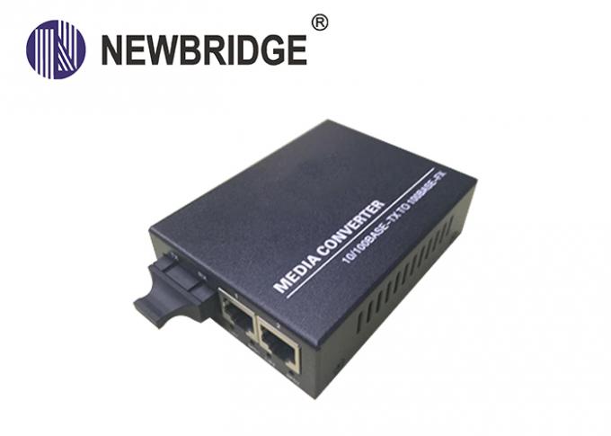 1 convertisseur de médias de fibre d'Ethernet du port 2 rj45 10/100Mbps Best buy de fibre