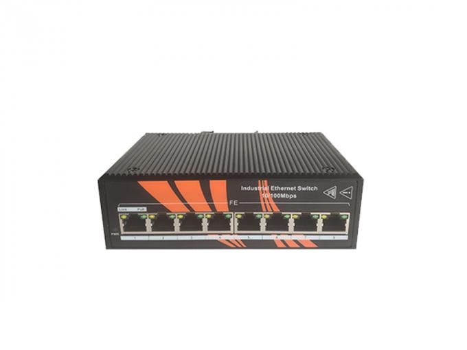 Le commutateur Unmanaged IP40 d'Ethernet de PoE de 8 ports protègent la catégorie sans ventilateur