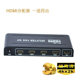 Chine 4K diviseur 1 de HDMI de 1.4b 1 x 4 dans la certification visuelle de soutien de la CE 4 3D usine